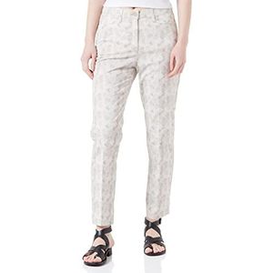 Raphaela by Brax Dames Lorella Aquarel Print Broek, Zand, 34W / 30L