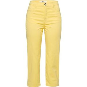 BRAX Dames Style Mary C Ultralight Cotton Broek, Banana, 46, banana, 36W x 32L