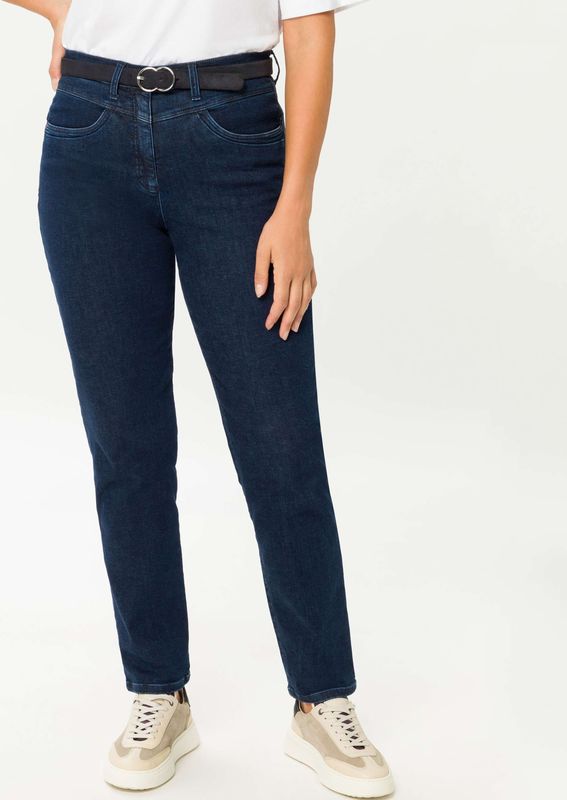 Raphaela by Brax - Style Caren - Damesbroek - Donkerblauw - Comfort Plus Fit - 5 Zakken