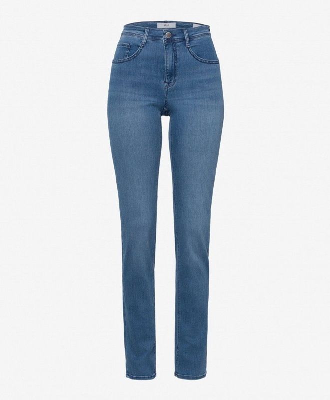 BRAX - Mary - Jeans - Effen - Mix van Katoen en Elastaan, 5-Pocketdesign