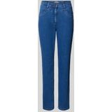 Raphaela By Brax - Model 'Laura' - Damesjeans - Rechte Pijpen - Siernaden