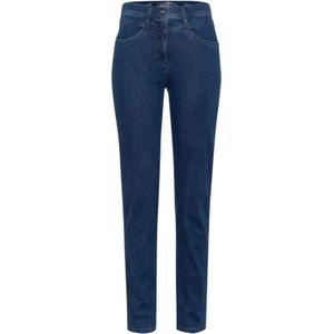 Raphaela By Brax - Model 'Laura' - Damesjeans - Rechte Pijpen - Siernaden