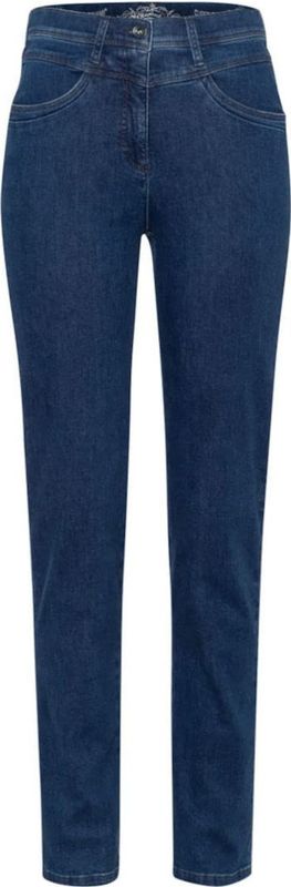 Raphaela By Brax - Model 'Laura' - Damesjeans - Rechte Pijpen - Siernaden