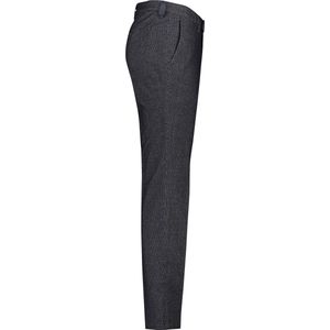 Brax modern fit broek zwart gemêleerd katoen Felix