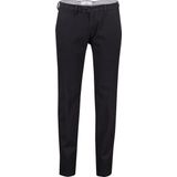 Brax katoenen broek Felix modern fit zwart geprint katoen