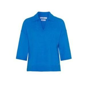 BRAX Dames Style Lilly Softtouch Kwaliteit Pullover, hemelsblauw, 44