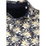 Brax - Pico - Poloshirt - Donkerblauw - 55% Polyester 45% Katoen - Korte Mouw