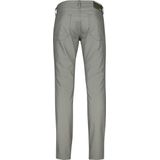 Brax - Groene Bedrukte Slim-Fit Broek - Grijs - Katoen