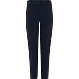 Pantalon - Maron - Pantalon - Effen - 7/8 Lengte, Mid Waist, Ritssluiting