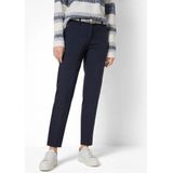 Pantalon - Maron - Pantalon - Effen - 7/8 Lengte, Mid Waist, Ritssluiting