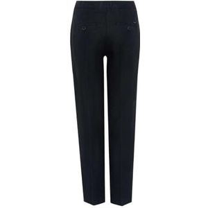 Brax Dames Style Maron S Pure Linen Pull On vrijetijdsbroek, zwart, 38W / 32L