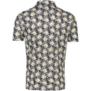 Brax - Pico - Poloshirt - Donkerblauw - 3-knoops - Korte Mouwen