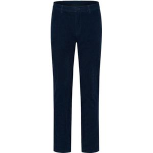 Brax - Katoenen Broek - Donkerblauw - 97% Katoen, 3% Elastaan