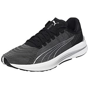 PUMA Men's Electrify Nitro Turn Running Shoe, Black, 8 UK