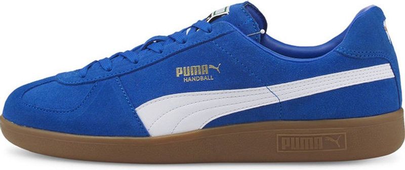 PUMA Handball Schoenen - Blauw/Wit - Suède - Retro Stijl