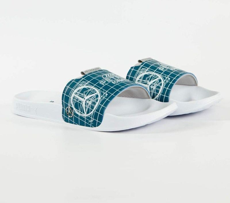 PUMA - MAPF1 LEADCAT 2.0 - Sandaal - Wit-Blauw Koraal - Open Teen Stijl