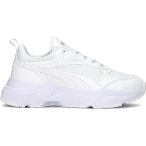PUMA Cassia Dames Sneakers - White/Gold - Maat 37