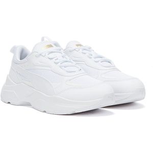 PUMA Cassia sportschoenen voor Dames, Goud/Wit