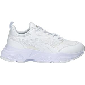 PUMA Cassia Dames Sneakers - White/Gold - Maat 42