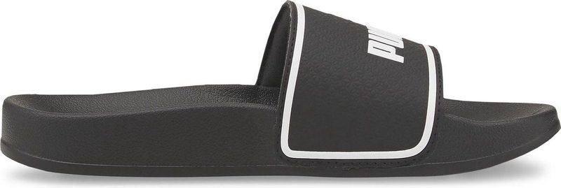 PUMA Leadcat 2.0 PS Slide Sandaal - Zwart Wit - Gewatteerde Riem - CMEVA-buitenzool