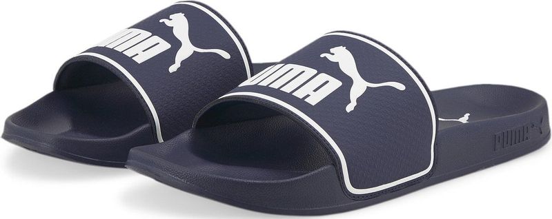 Puma - Leadcat 2.0 - Badslippers - Zwart - Synthetisch - Gewatteerde Band