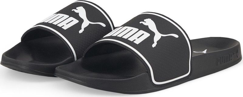 PUMA Leadcat 2.0 Slippers - Puma Black-Puma White - Gevoerde Band - CMEVA Zool
