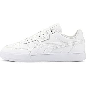 PUMA Caven Dime, uniseks sneakers, Wit Puma Zilver, 45 EU