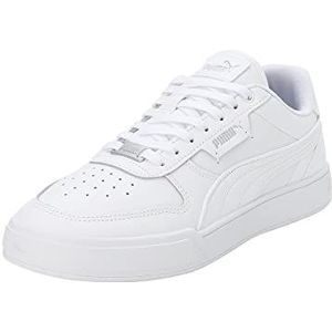 PUMA Caven Dime tennisschoenen voor heren, wit, White Puma Silver, 38.5 EU
