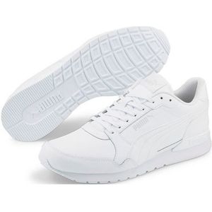 PUMA St Runner V3 L Sneaker uniseks-volwassene, PUMA WHITE-PUMA WHITE-GRAY VIOLET, 40 EU