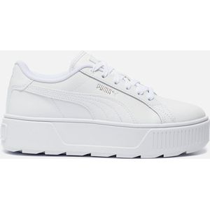 PUMA Karmen L Dames Sneakers - PUMA White-Dewdrop-PUMA Silver - Maat 39