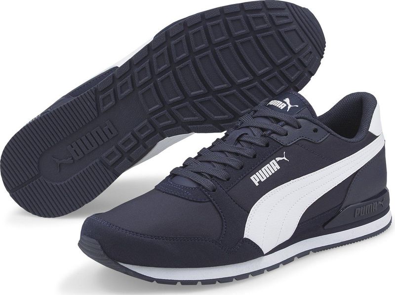 PUMA Sneaker St Runner V3 Nl uniseks-volwassene Low top , Parijse Nacht Puma Wit , 36 EU