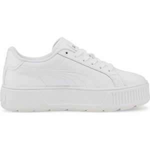 PUMA Karmen L Dames Sneakers - PUMA White-Dewdrop-PUMA Silver - Maat 37