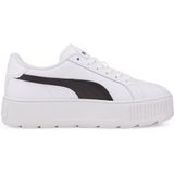 PUMA Karmen L Dames Sneakers - Puma White-Puma Black - Maat 39