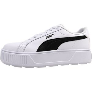PUMA Karmen L Sneaker voor dames, Puma White Puma Zwart, 42 EU