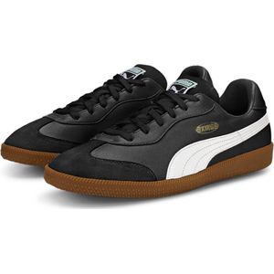 PUMA - KING 21 IT - Voetbalschoenen - Zwart - Leer - Voor Indoor Training
