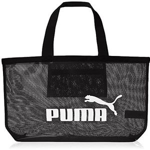 PUMA Dames Core transparante shopper zwart, eenheidsmaat
