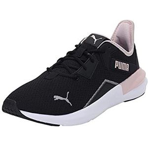 PUMA Women's Platinum Shimmer WN's Gymnastics Shoe, Grape Wine-Rose Gold-White, 4 UK