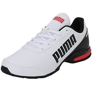 PUMA Equate SL Hardloopschoenen voor heren, Puma White Puma Black High Risico, rood, 39 EU