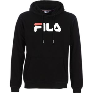 Fila - Barumini - Uniseks Sweatshirt - Grijs - Katoen - Met Capuchon