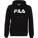 Fila - Lightweight Hoodie - Heren - Zwart - Katoen