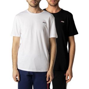 Fila - Brod TEE - T-shirt - Zwart-Wit - 100% Katoen - Bi-Pack