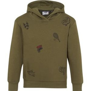 FILA Bakersield hoody voor jongens, Burnt Olive, 98/104 cm