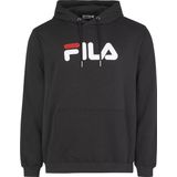 Fila - Barumini - Uniseks Sweatshirt - Grijs - Katoen - Met Capuchon