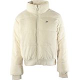 Fila - Gewatteerd Jack - Beige - Met Opstaande Kraag en Logo
