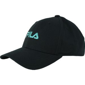 Fila Brasov 6 Panel Cap FCU0019-80001, Mannen, Zwart, Pet, maat: One size