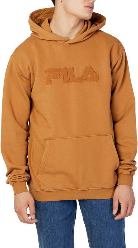 Fila - Bischkek - Hooded Sweatshirt - Bruin - Bedrukt