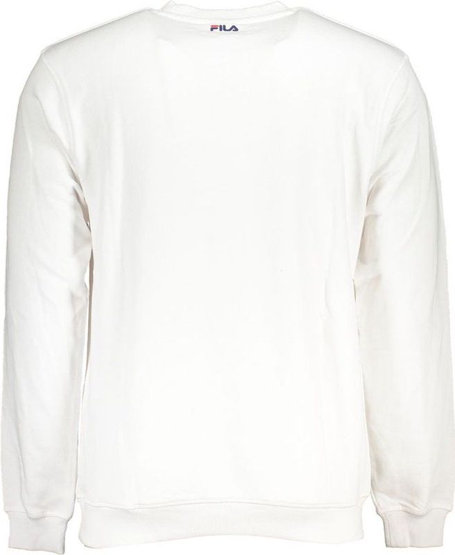 Sweatshirt Van Geborsteld Katoen Met Ronde Hals En Logoprint