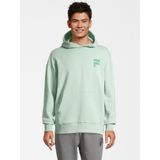 Fila - Hoodie - Groen - Katoen