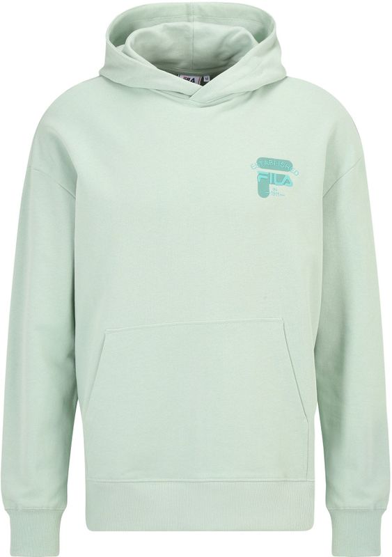 Fila - Hoodie - Groen - Katoen