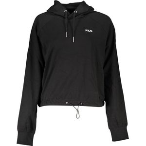 Cropped Hoodie - Zwart - Sweater